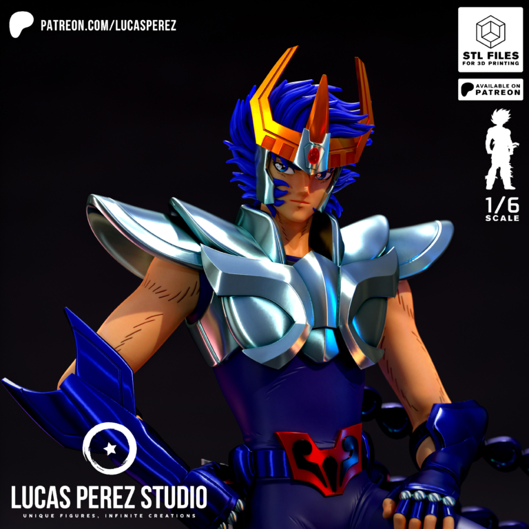 Ikki de Fenix - Saint Seiya - STL Files