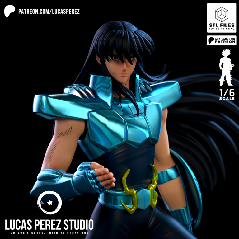 Shiryū de Dragón - Saint Seiya - STL Files