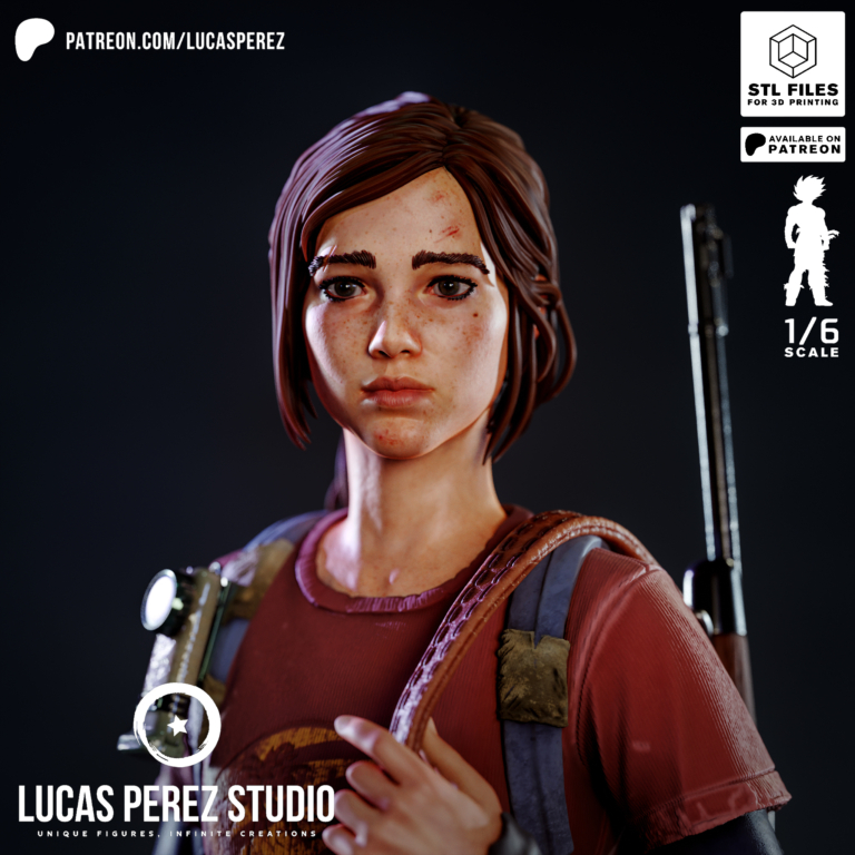 Ellie Williams 2 - The Last of Us - STL Files - STL Forge