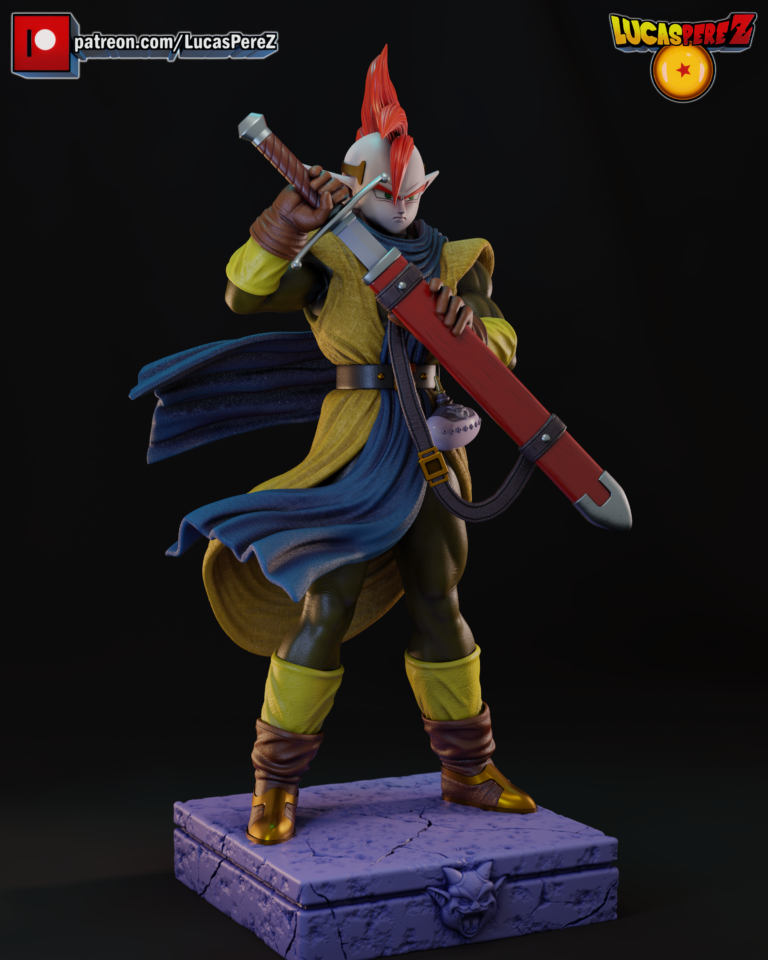 Tapion + Busto + Extras - Dragon Ball - STL Files