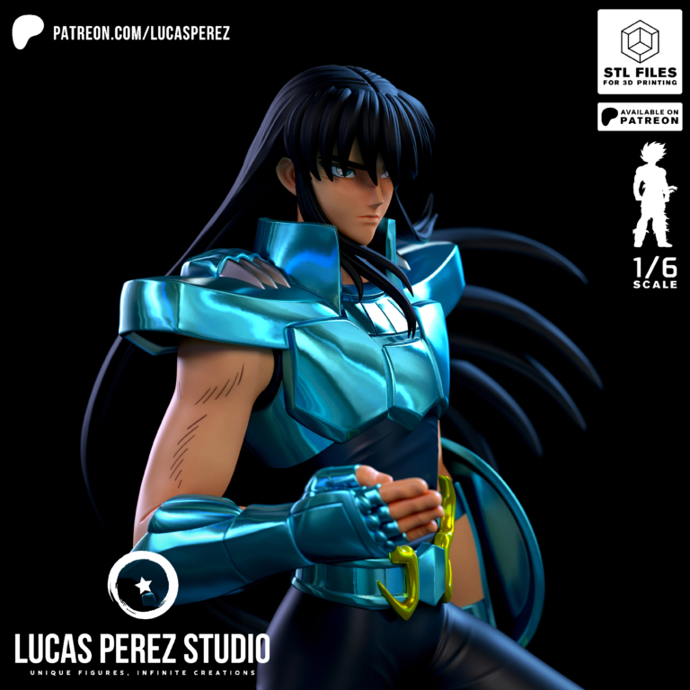 Shiryū de Dragón - Saint Seiya - STL Files