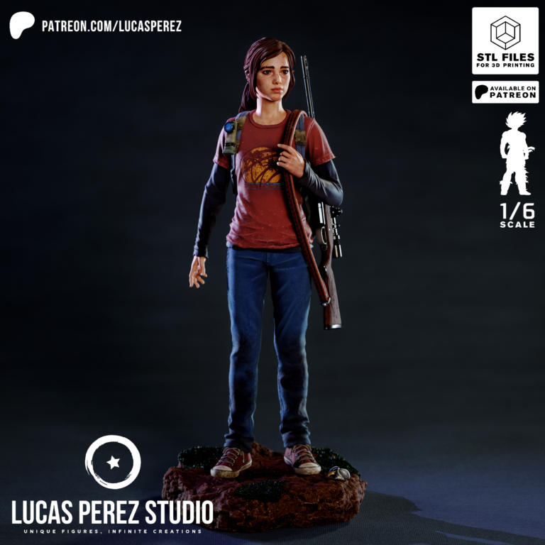 Ellie Williams 2 - The Last of Us - STL Files - STL Forge
