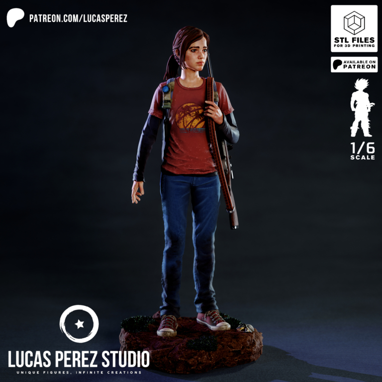 Ellie Williams 2 - The Last of Us - STL Files - STL Forge