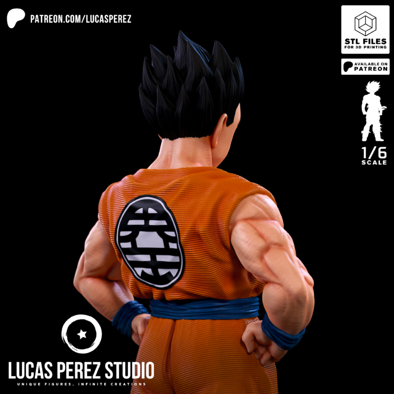 Yamcha Model STL from Dragon Ball