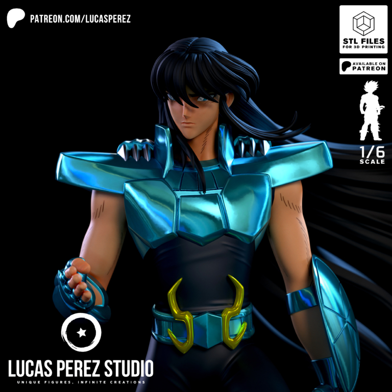Shiryū de Dragón - Saint Seiya - STL Files