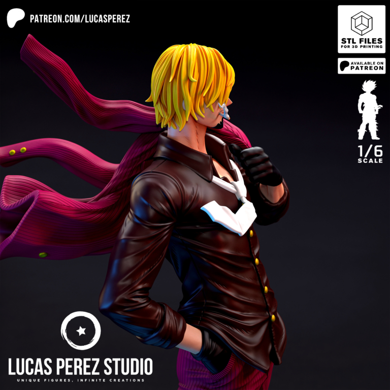 Sanji 3 - One Piece - STL Files - STL Forge