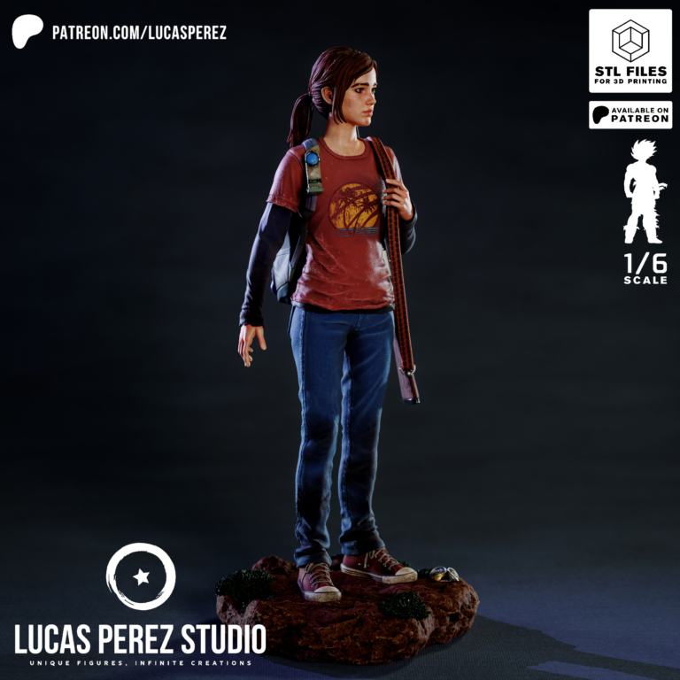 Ellie Williams 2 - The Last of Us - STL Files - STL Forge