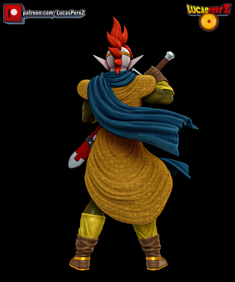 Tapion + Busto + Extras - Dragon Ball - STL Files