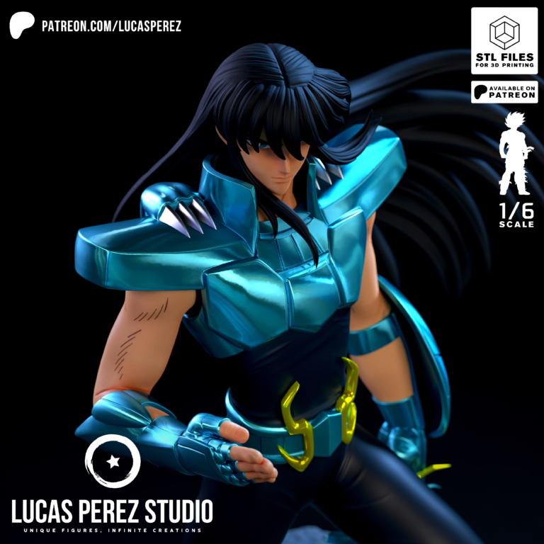 Shiryū de Dragón - Saint Seiya - STL Files
