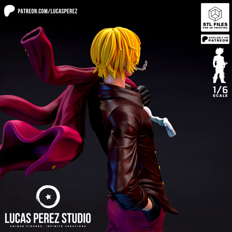 Sanji 3 - One Piece - STL Files - STL Forge