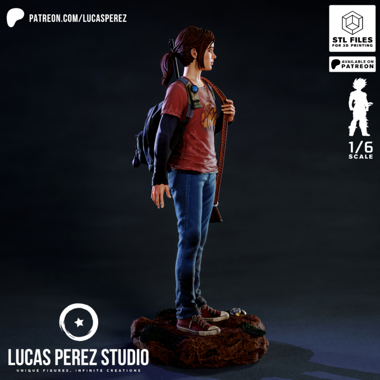 Ellie Williams 2 - The Last of Us - STL Files - STL Forge