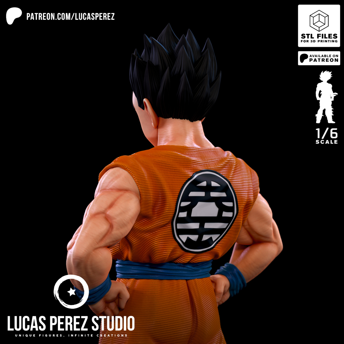 Yamcha Model STL from Dragon Ball