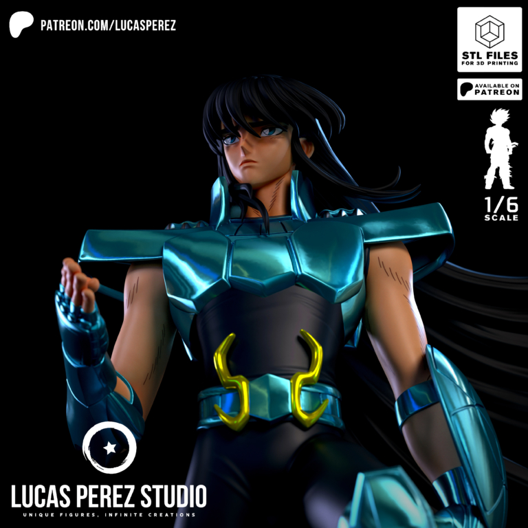 Shiryū de Dragón - Saint Seiya - STL Files