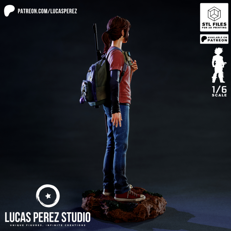 Ellie Williams 2 - The Last of Us - STL Files - STL Forge