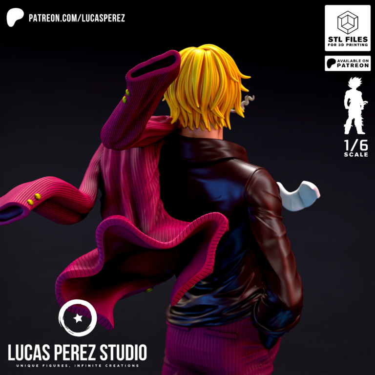 Sanji 3 - One Piece - STL Files - STL Forge
