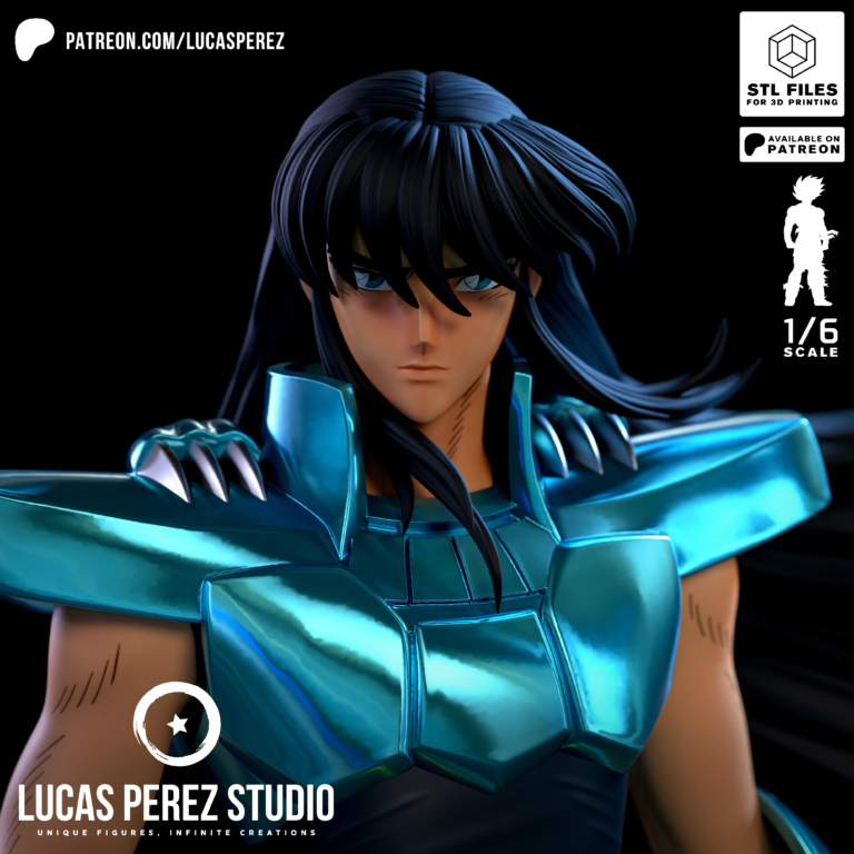 Shiryū de Dragón - Saint Seiya - STL Files