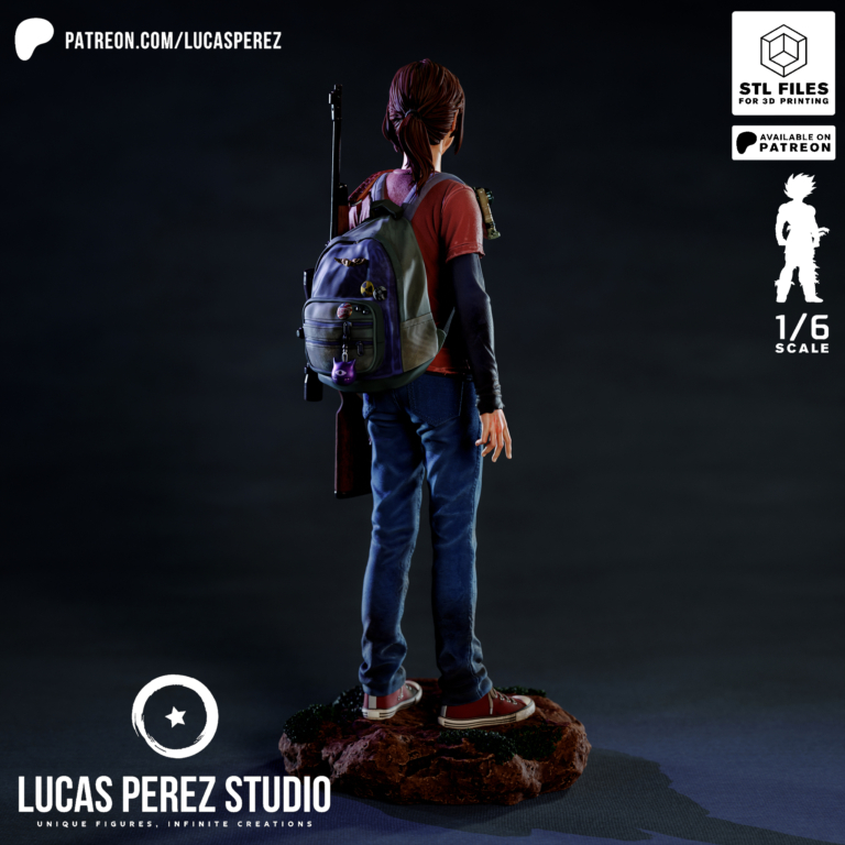 Ellie Williams 2 - The Last of Us - STL Files - STL Forge