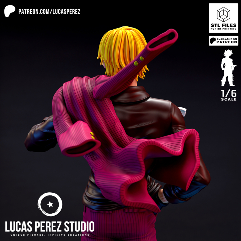 Sanji 3 - One Piece - STL Files - STL Forge