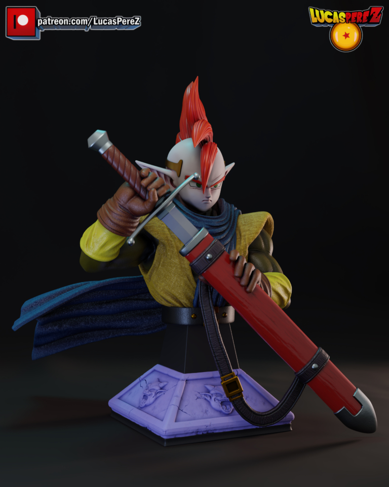 Tapion + Busto + Extras - Dragon Ball - STL Files