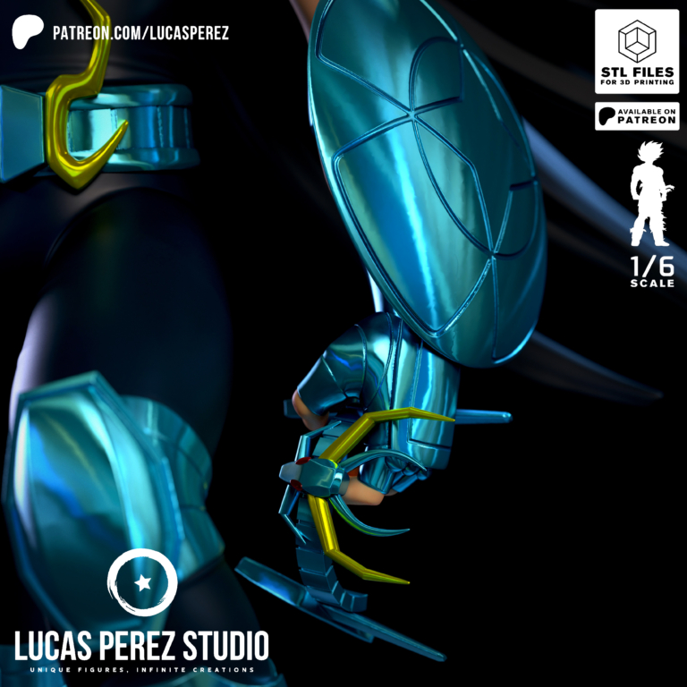 Shiryū de Dragón - Saint Seiya - STL Files
