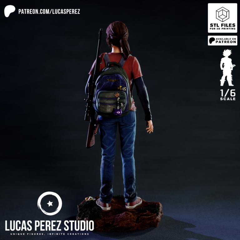 Ellie Williams 2 - The Last of Us - STL Files - STL Forge