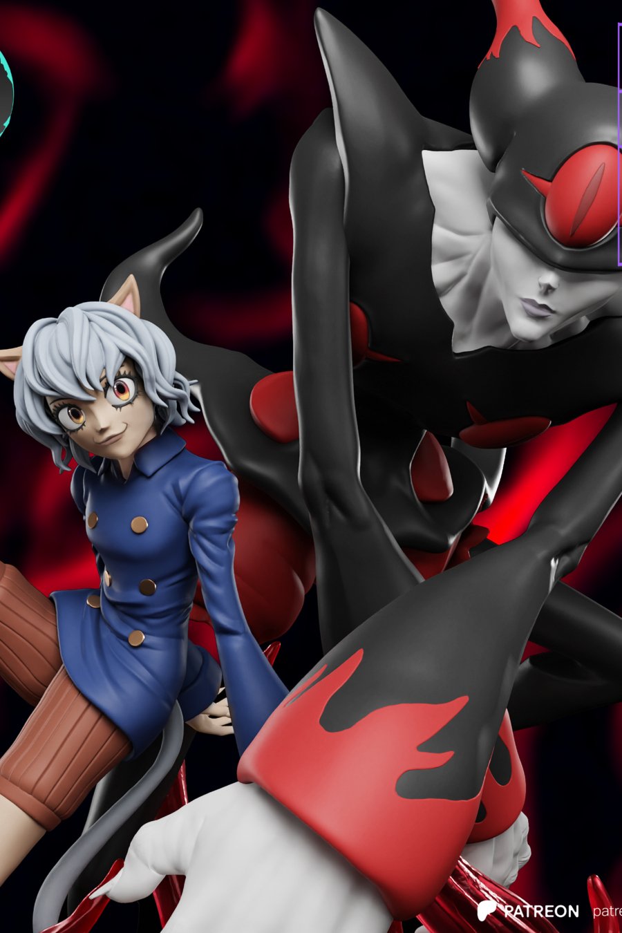 Neferpitou x Terpsichora de cerca