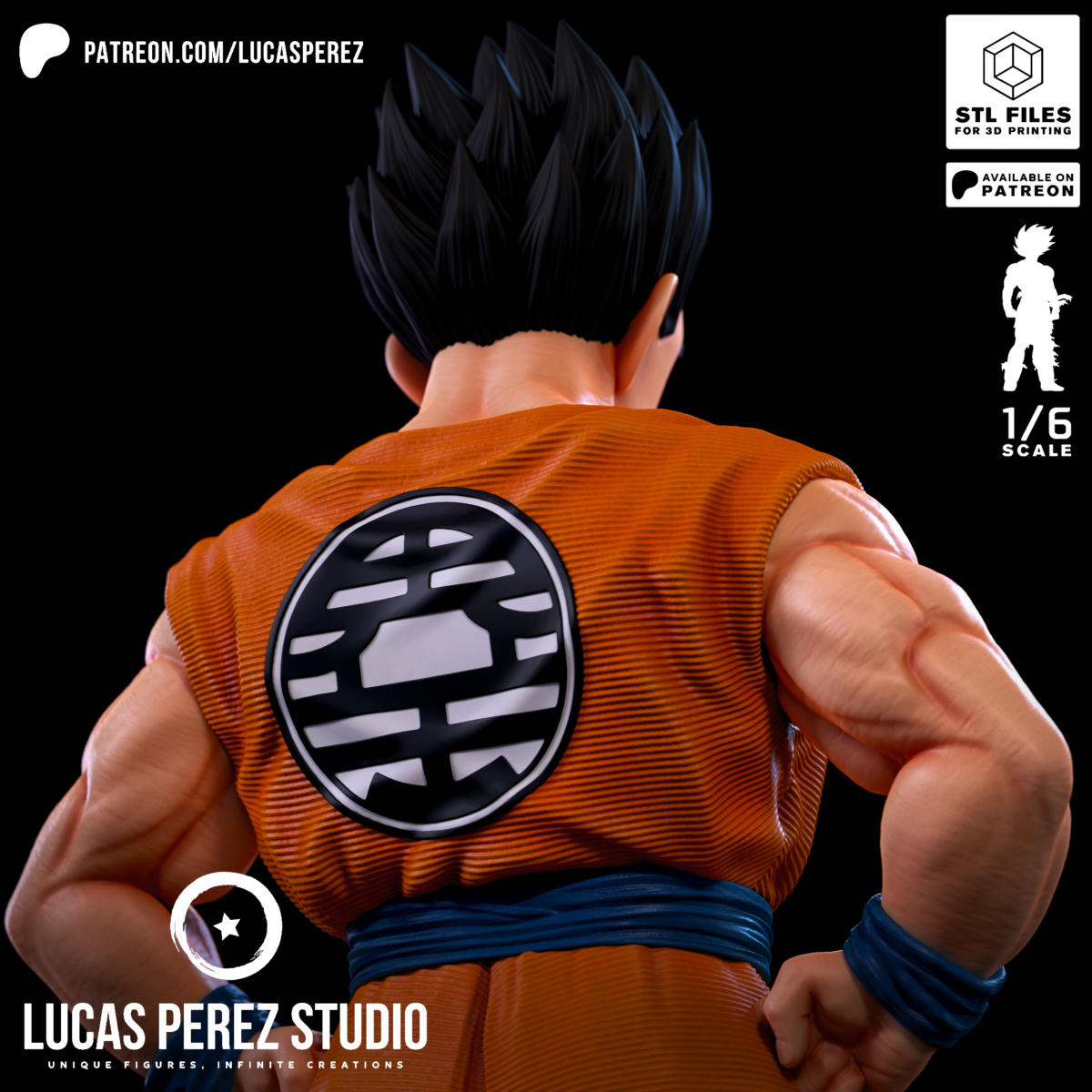 Yamcha Model STL from Dragon Ball