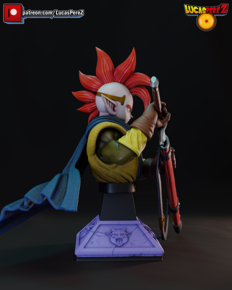 Tapion + Busto + Extras - Dragon Ball - STL Files