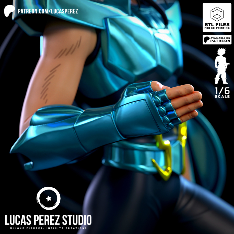 Shiryū de Dragón - Saint Seiya - STL Files