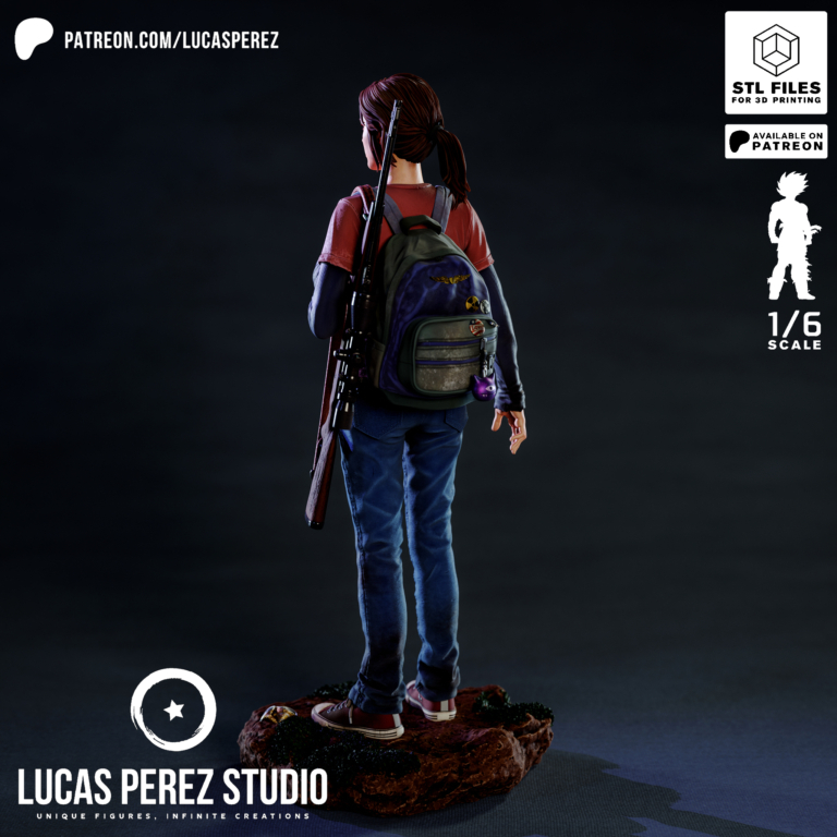 Ellie Williams 2 - The Last of Us - STL Files - STL Forge