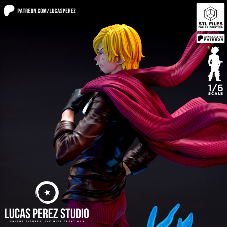 Sanji 3 - One Piece - STL Files - STL Forge