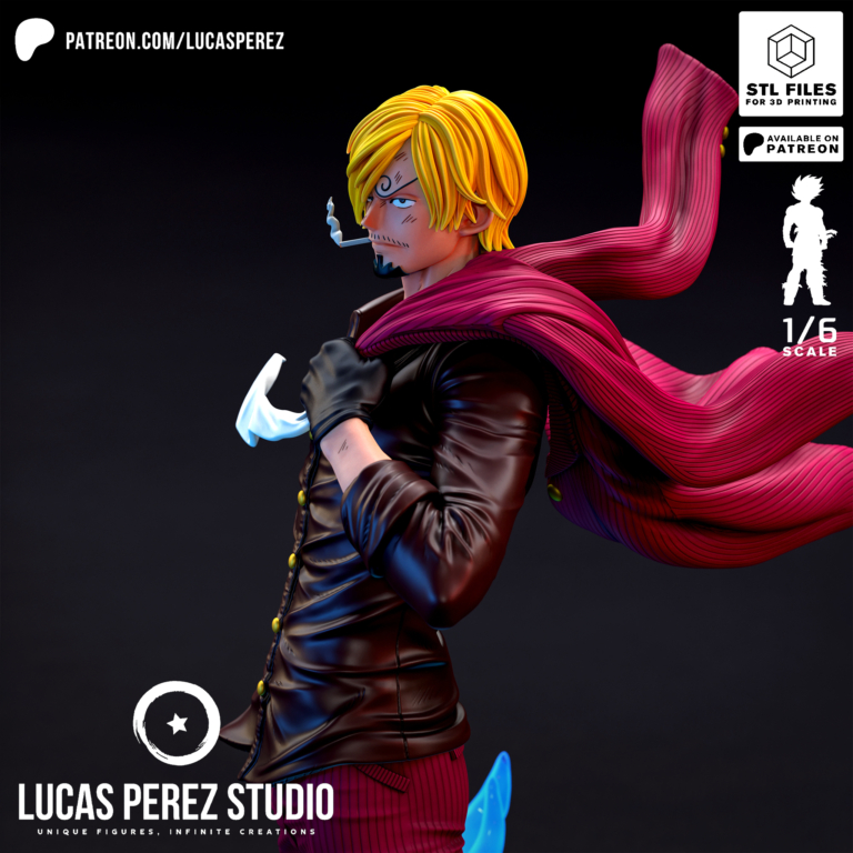Sanji 3 - One Piece - STL Files - STL Forge