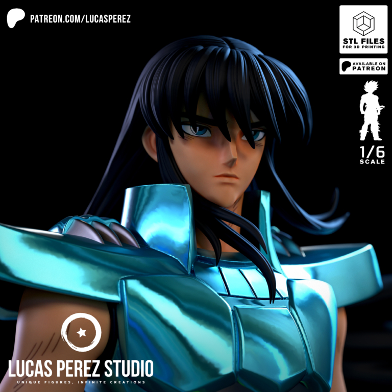 Shiryū de Dragón - Saint Seiya - STL Files