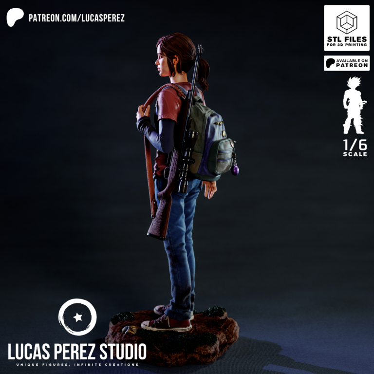 Ellie Williams 2 - The Last of Us - STL Files - STL Forge