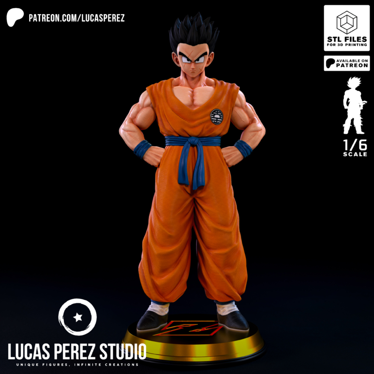 Yamcha Model STL from Dragon Ball