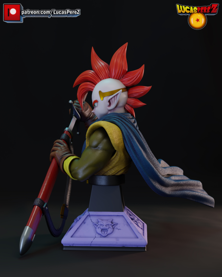 Tapion + Busto + Extras - Dragon Ball - STL Files