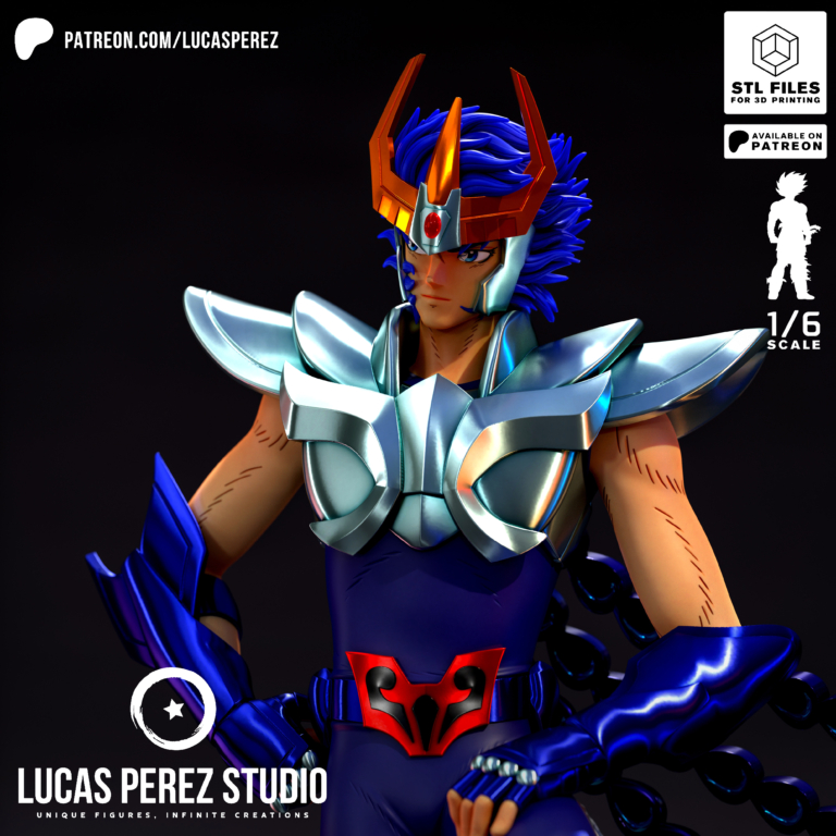 Ikki de Fenix - Saint Seiya - STL Files