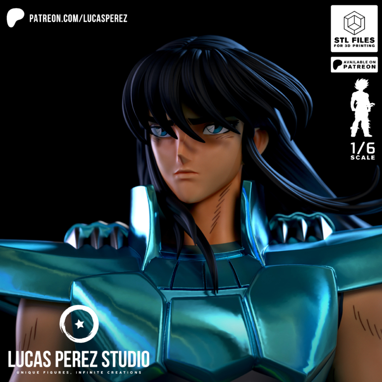 Shiryū de Dragón - Saint Seiya - STL Files