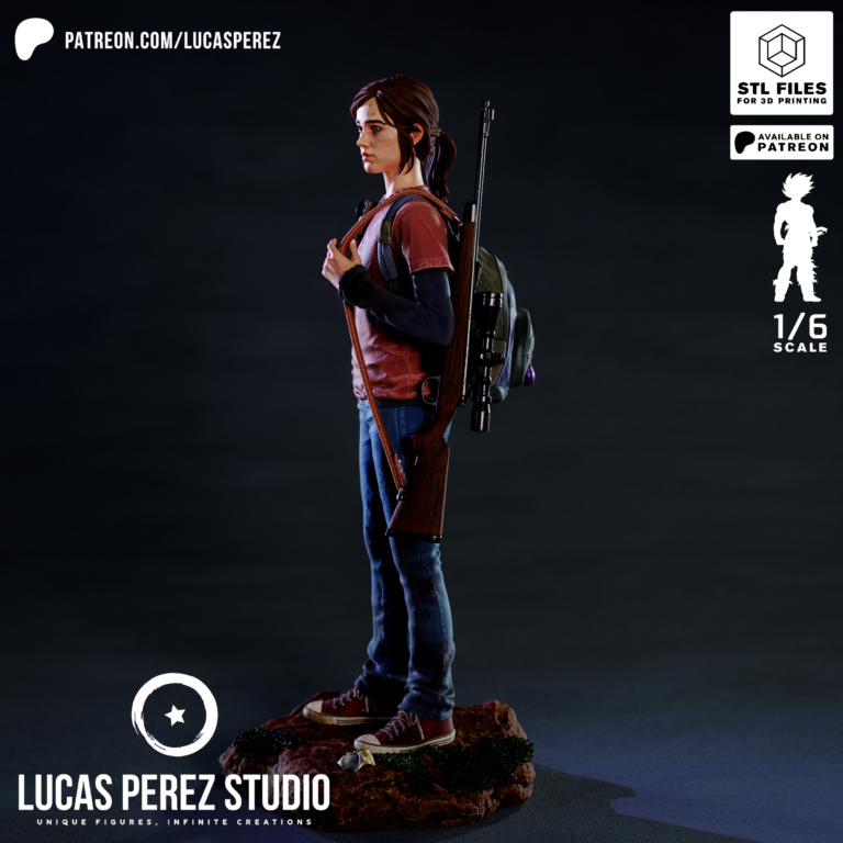 Ellie Williams 2 - The Last of Us - STL Files - STL Forge