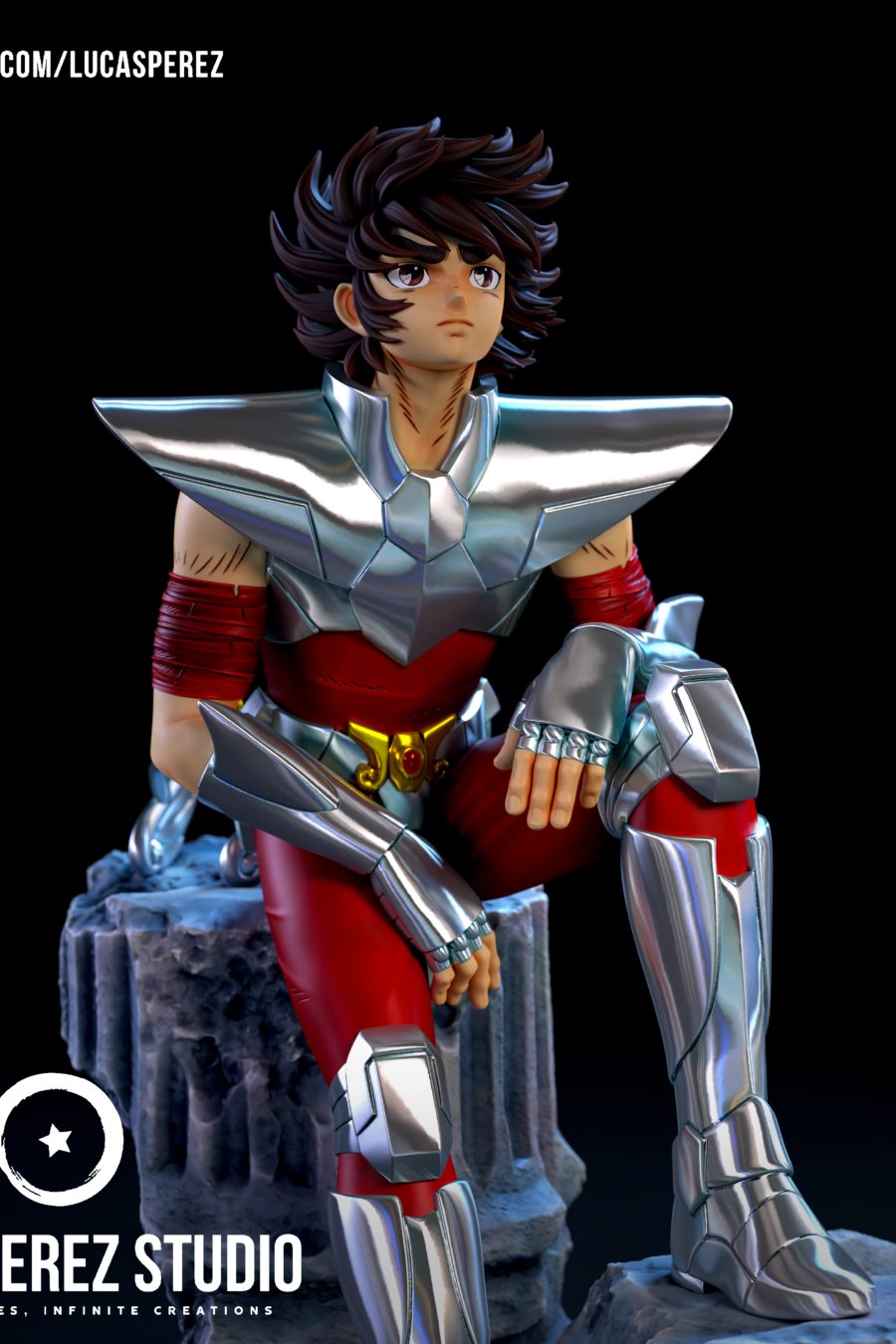 Seiya de Pegaso de cerca