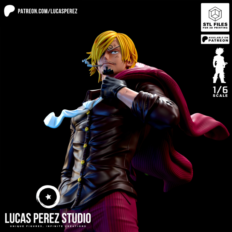 Sanji 3 - One Piece - STL Files - STL Forge