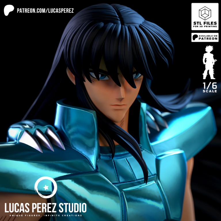 Shiryū de Dragón - Saint Seiya - STL Files