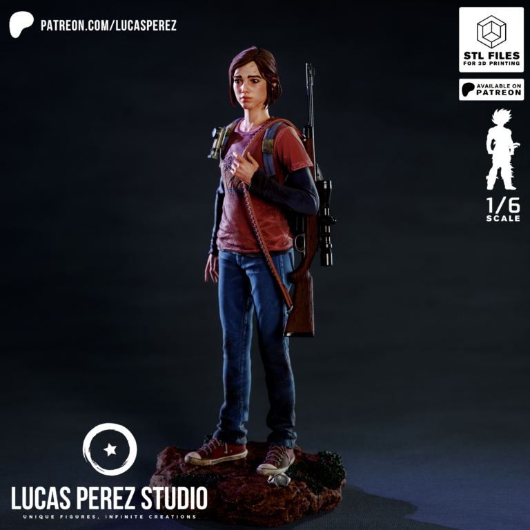 Ellie Williams 2 - The Last of Us - STL Files - STL Forge
