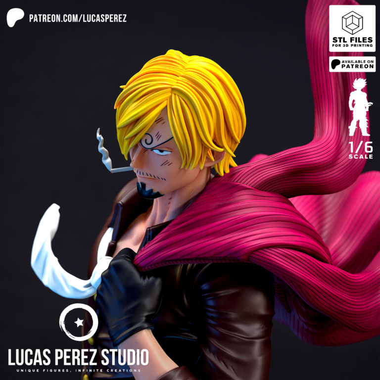Sanji 3 - One Piece - STL Files - STL Forge