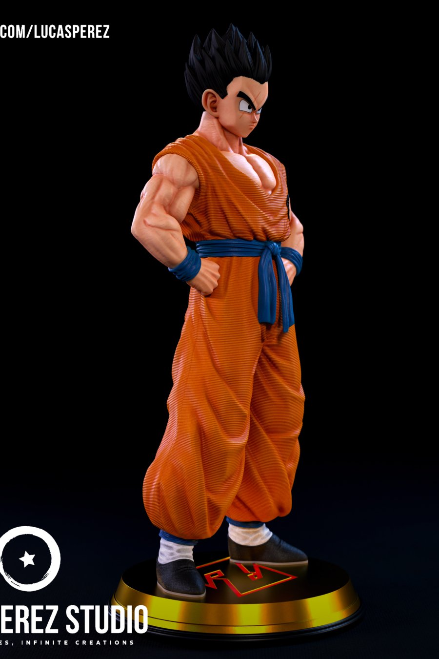 Yamcha Model STL from Dragon Ball