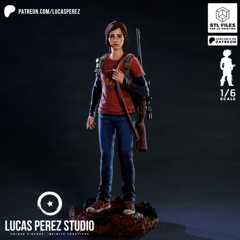 Ellie Williams 2 - The Last of Us - STL Files - STL Forge