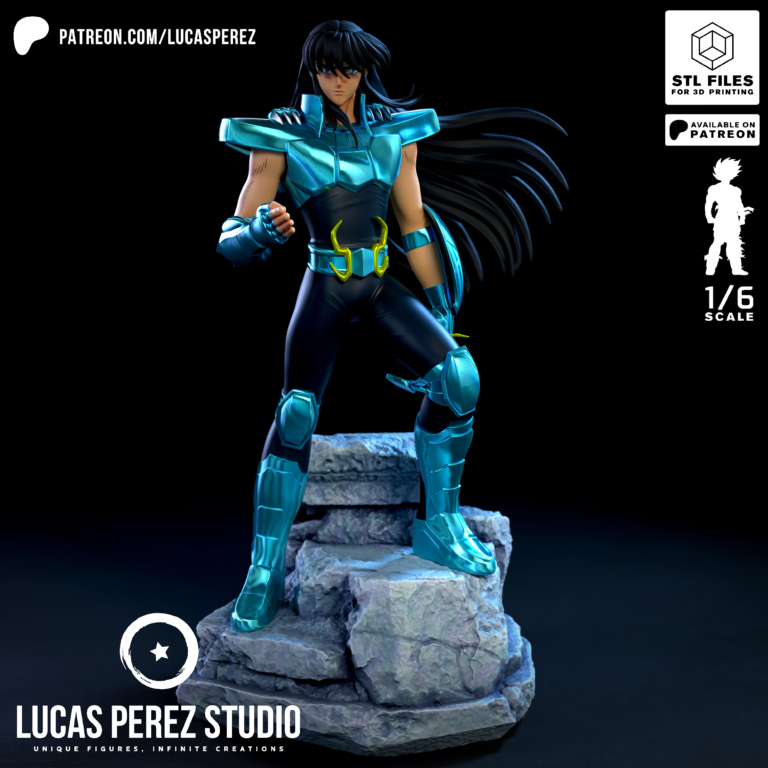 Shiryū de Dragón - Saint Seiya - STL Files