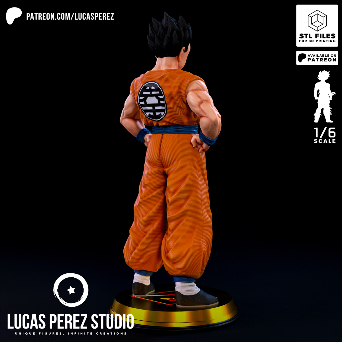 Yamcha Model STL from Dragon Ball