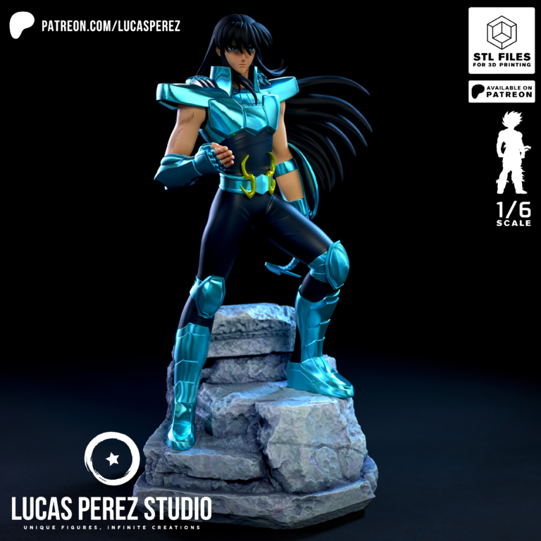 Shiryū de Dragón - Saint Seiya - STL Files