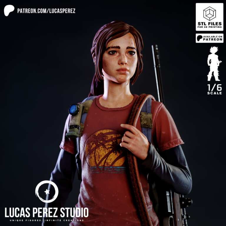 Ellie Williams 2 - The Last of Us - STL Files - STL Forge